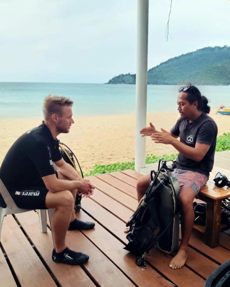 Tiongman Scubadive & Lodge Kampong Juara 外观 照片
