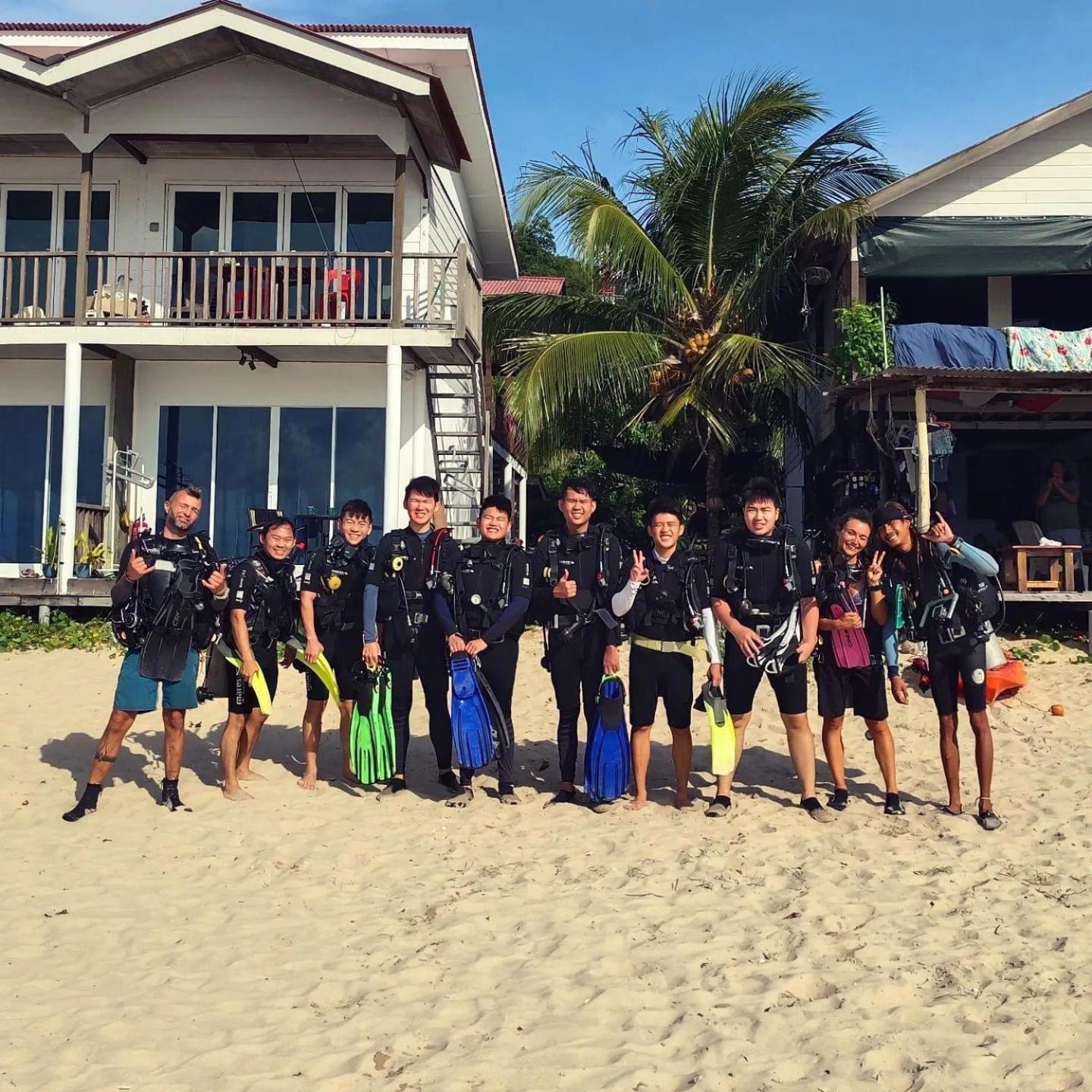 Tiongman Scubadive & Lodge Kampong Juara 外观 照片