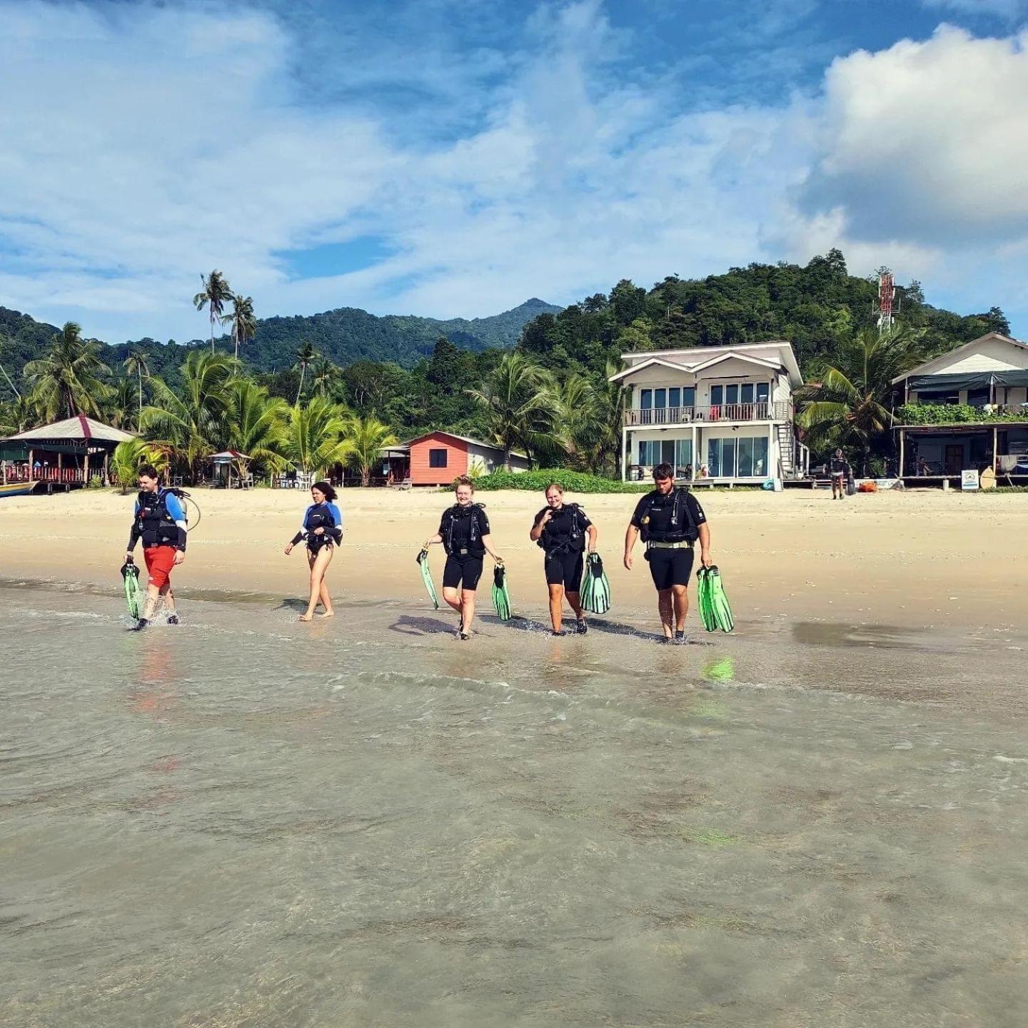 Tiongman Scubadive & Lodge Kampong Juara 外观 照片