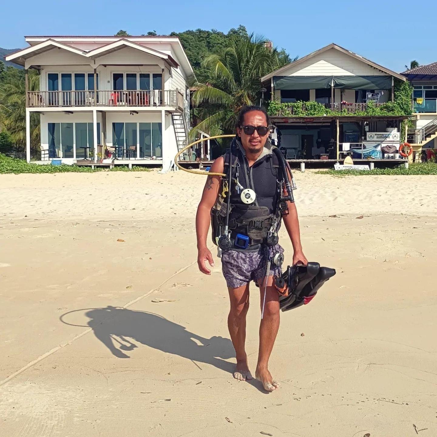 Tiongman Scubadive & Lodge Kampong Juara 外观 照片